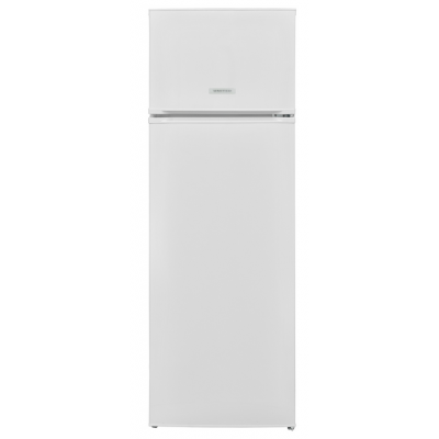 United UDW-5570E Δίπορτο Ψυγείο, Ενεργειακή Ε, 242 lt, 160x54x57 cm, Λευκό
